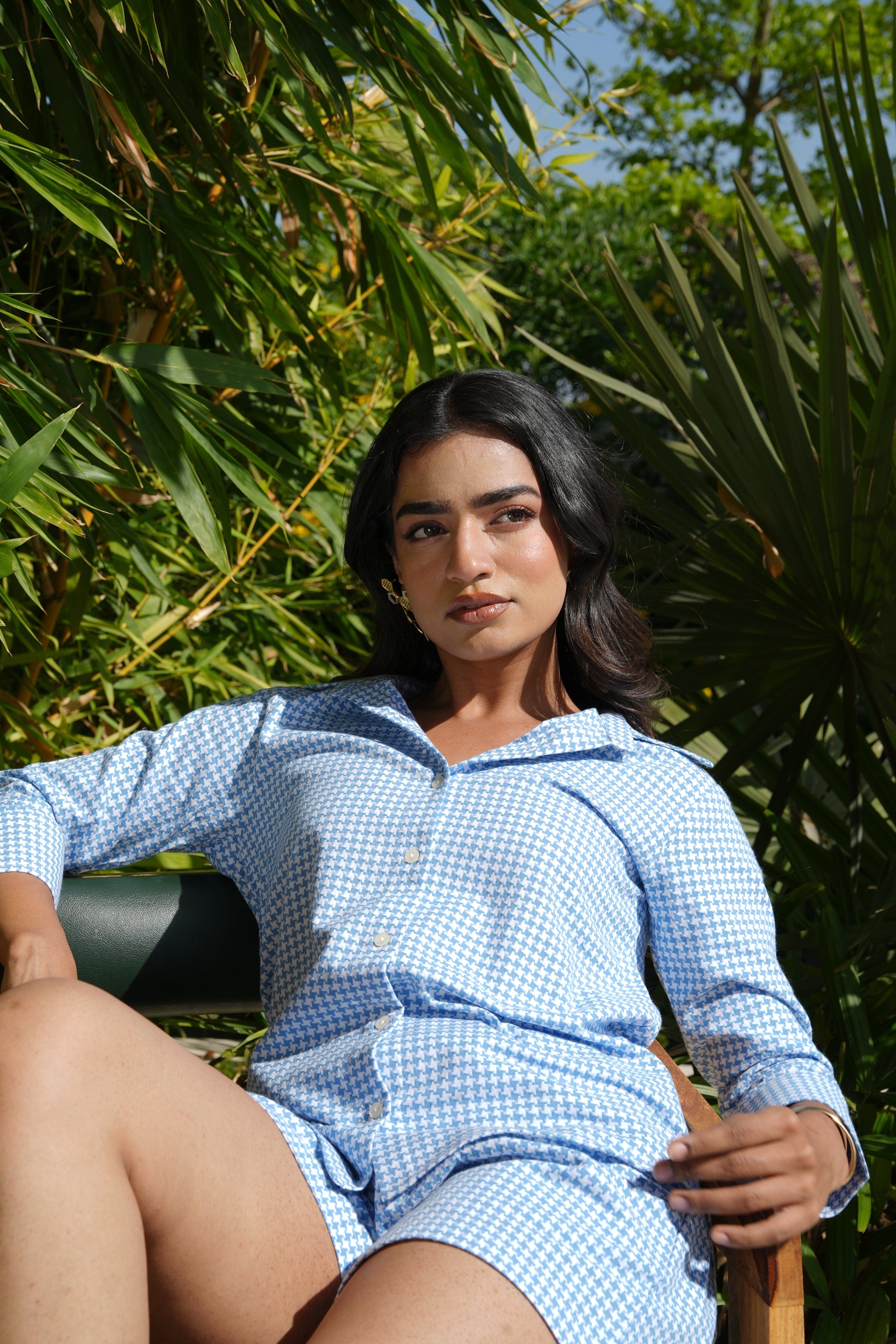 Mykonos Blue Stripes Set