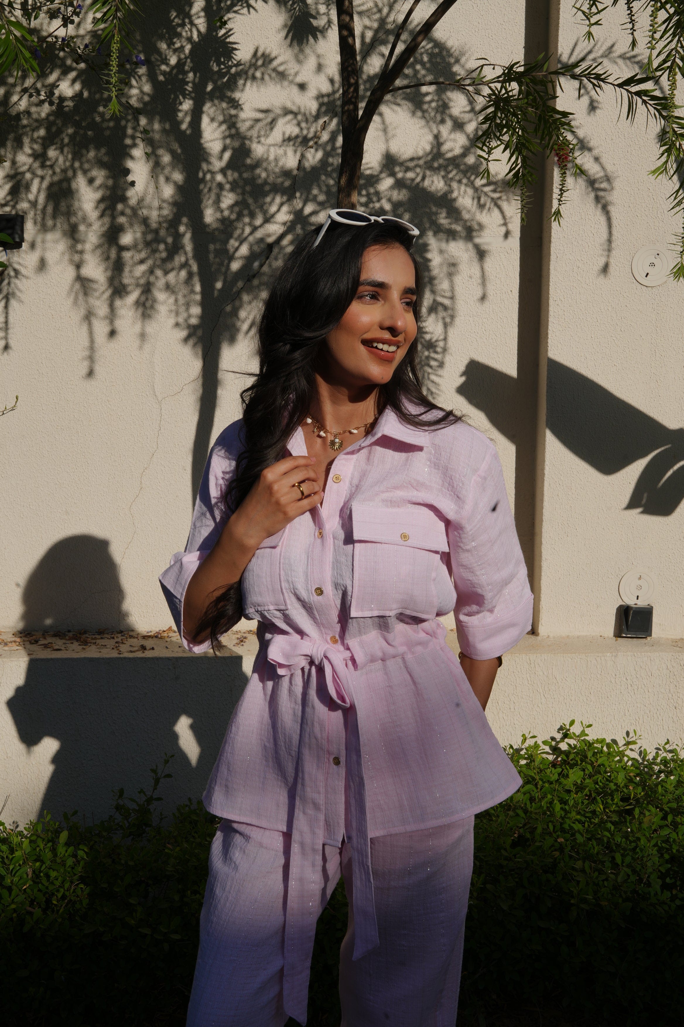 Sofia Knotted Co-ord Set - Petal