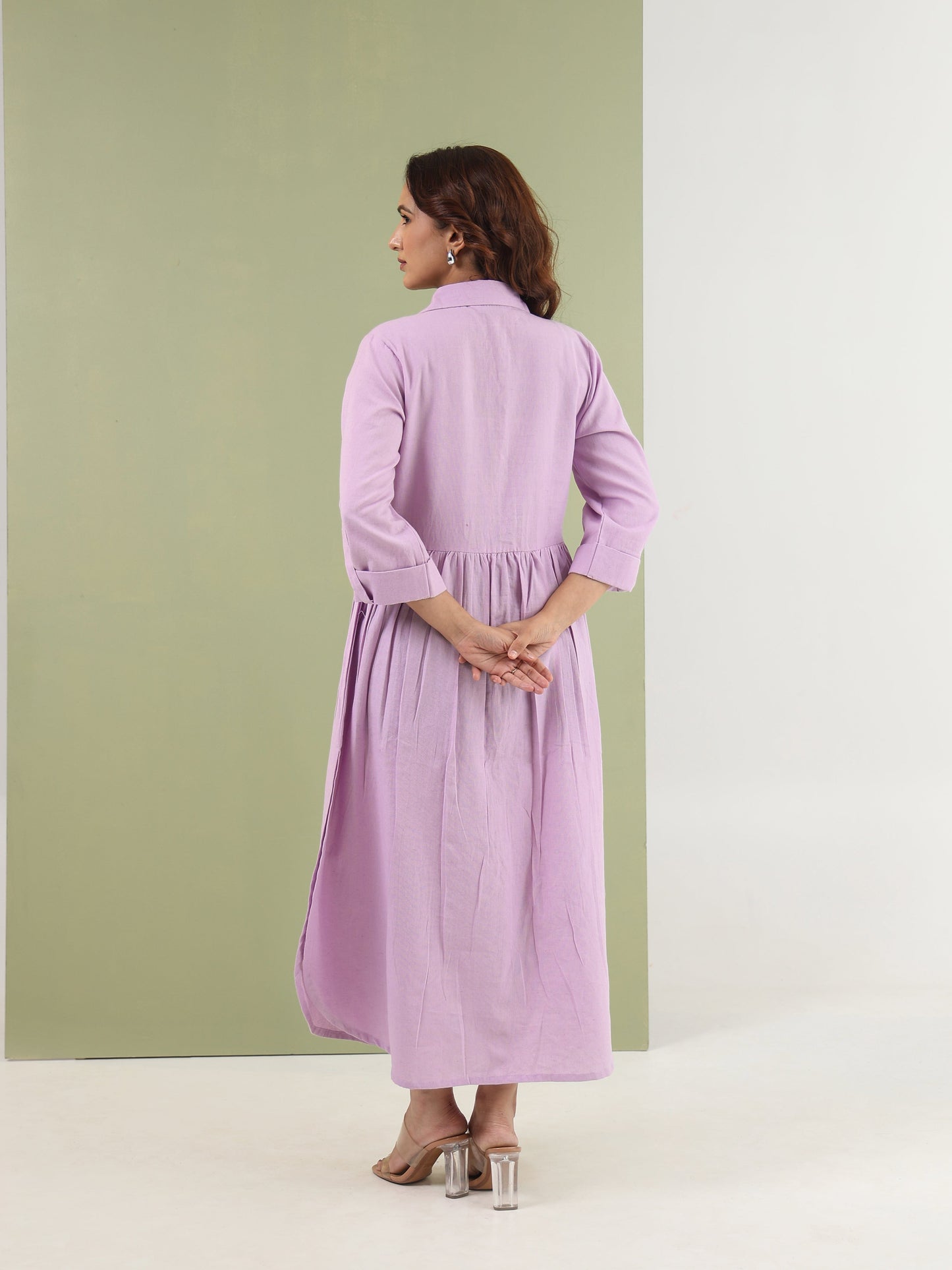 Breezy Shirt Dress - Lavender Mist