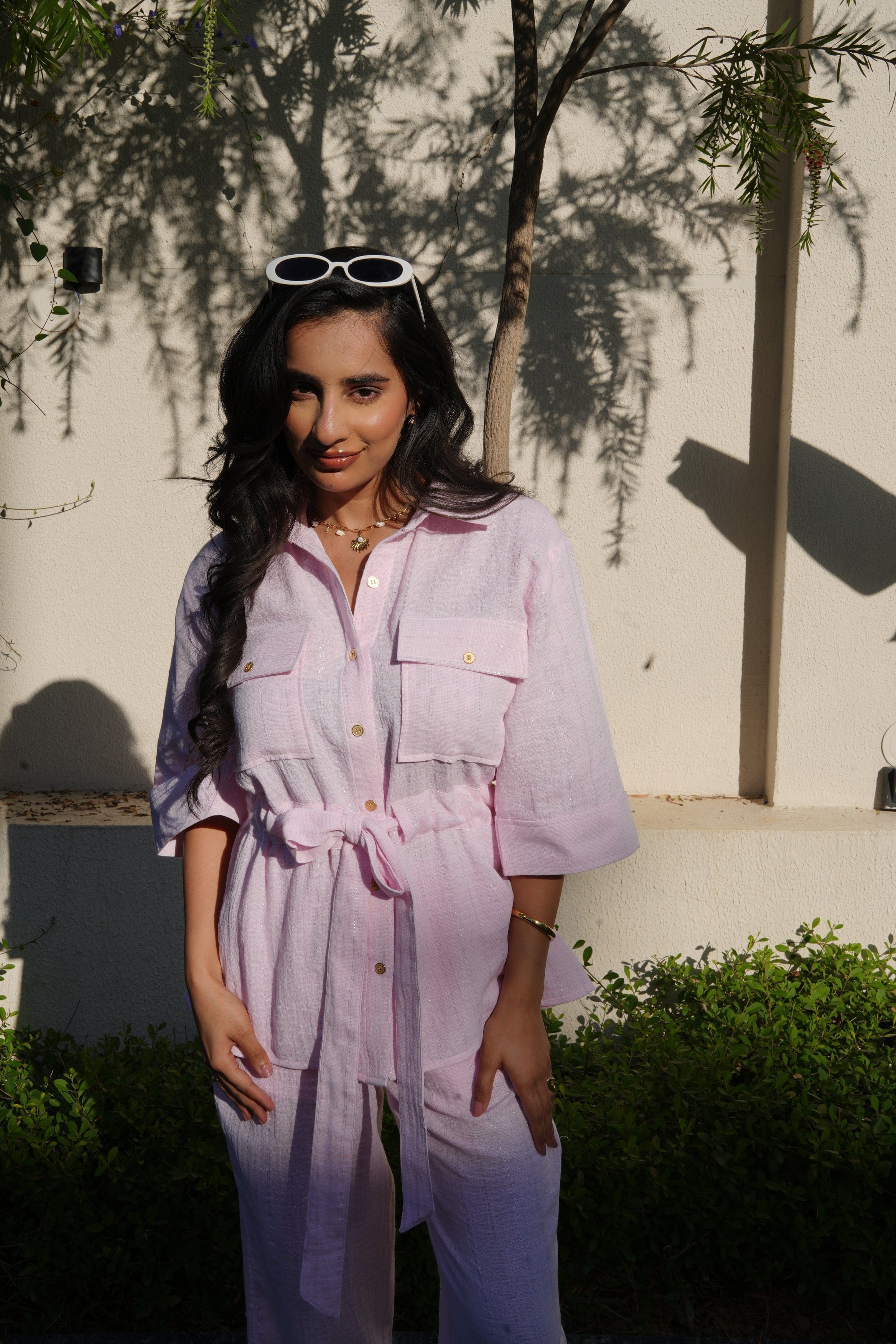 Sofia Knotted Co-ord Set - Petal