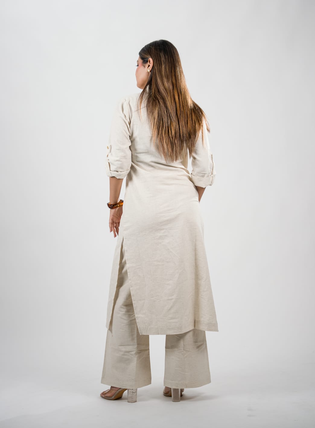 Sunehri Kurta - Vanilla