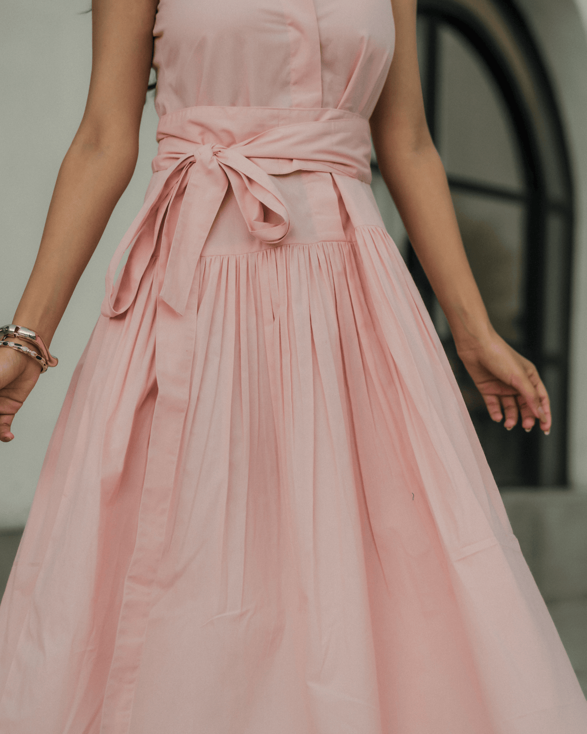 Noa Midi Dress - Pink