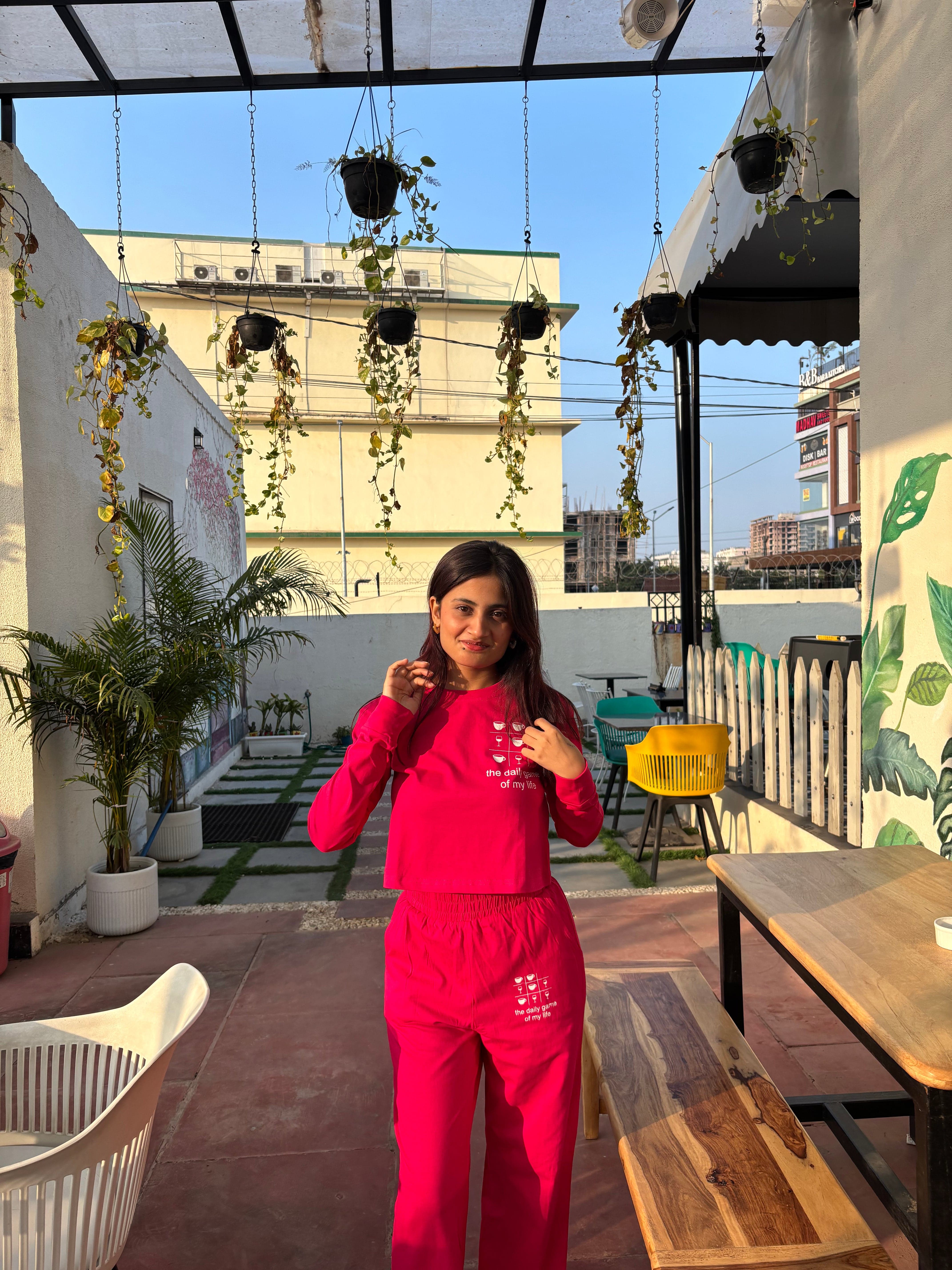 Daily Game Hot Pink Pajama