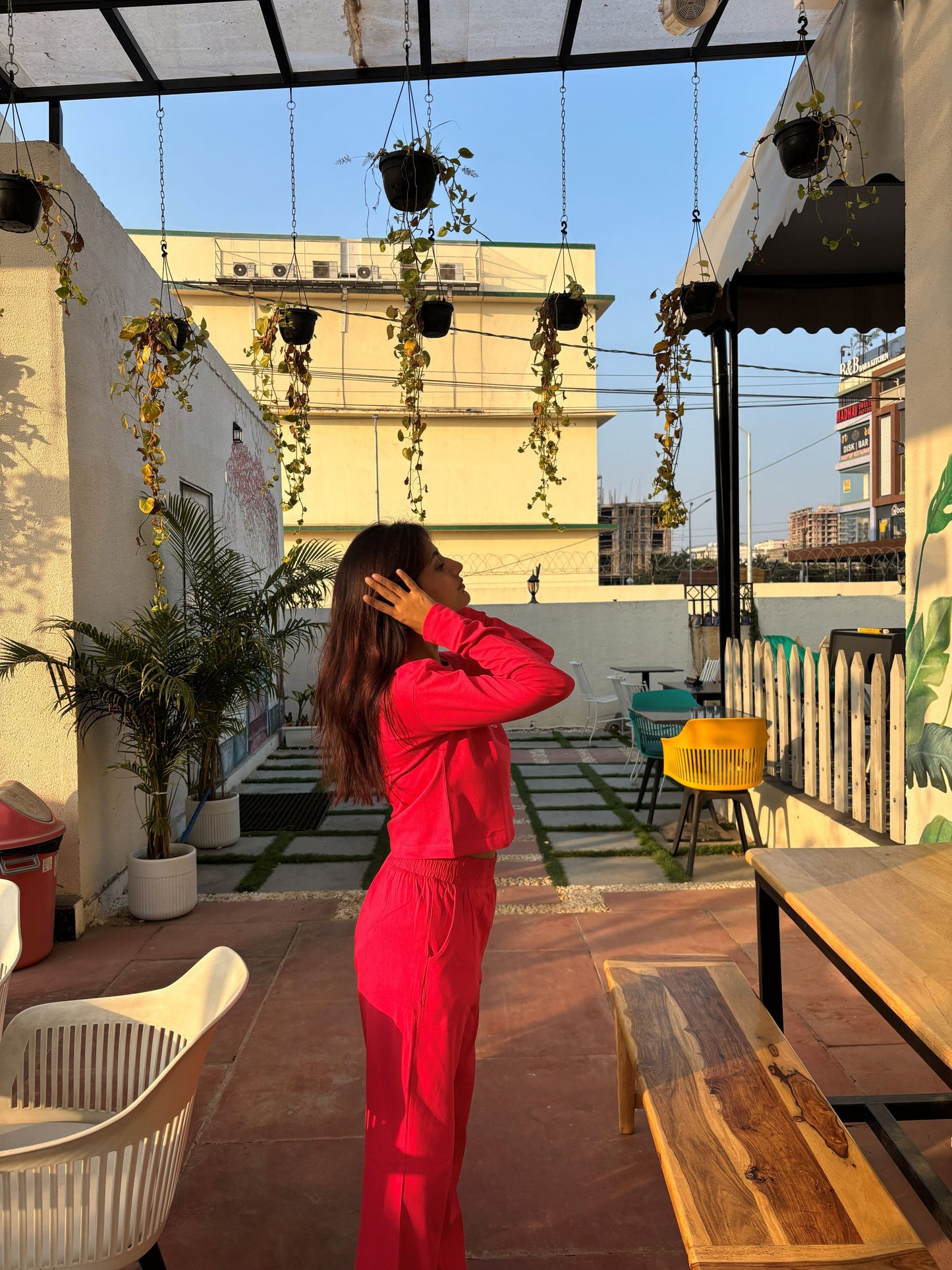 Daily Game Hot Pink Full Sleeves T-shirt