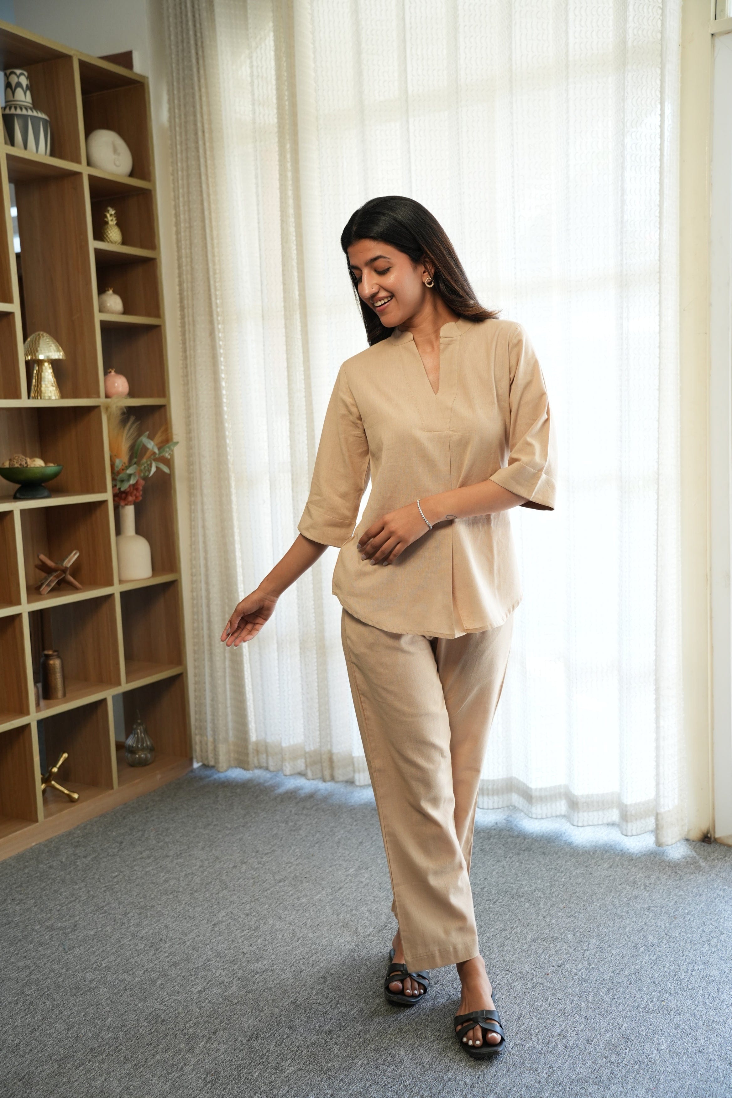 Amora Co-ord Set - Brown