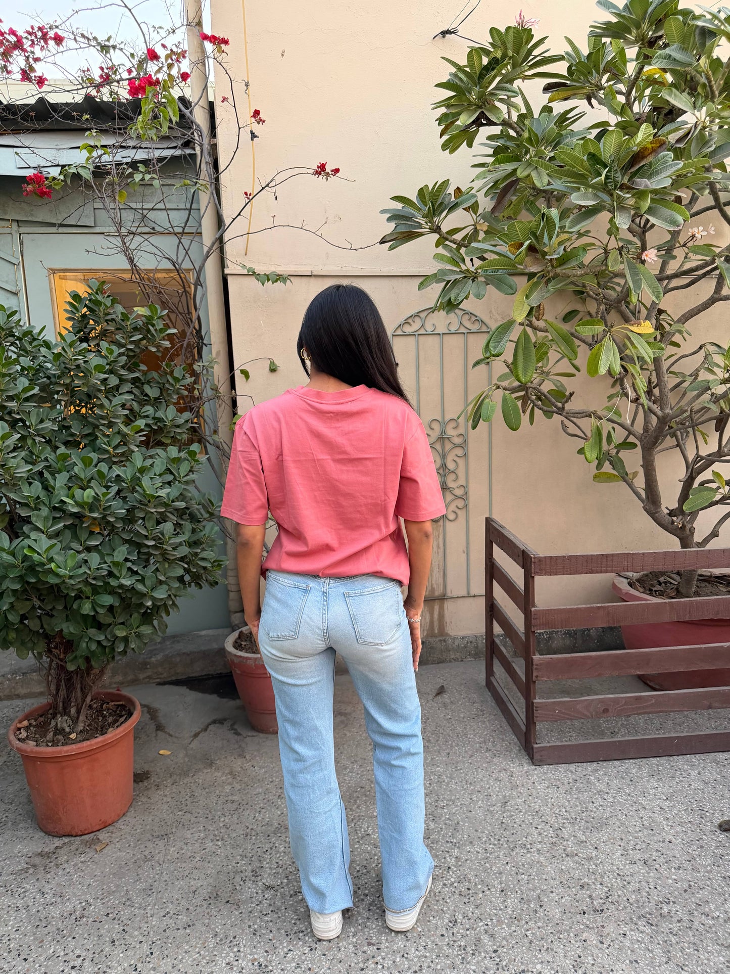 Daily Game Rose Taupe Oversized T-shirt