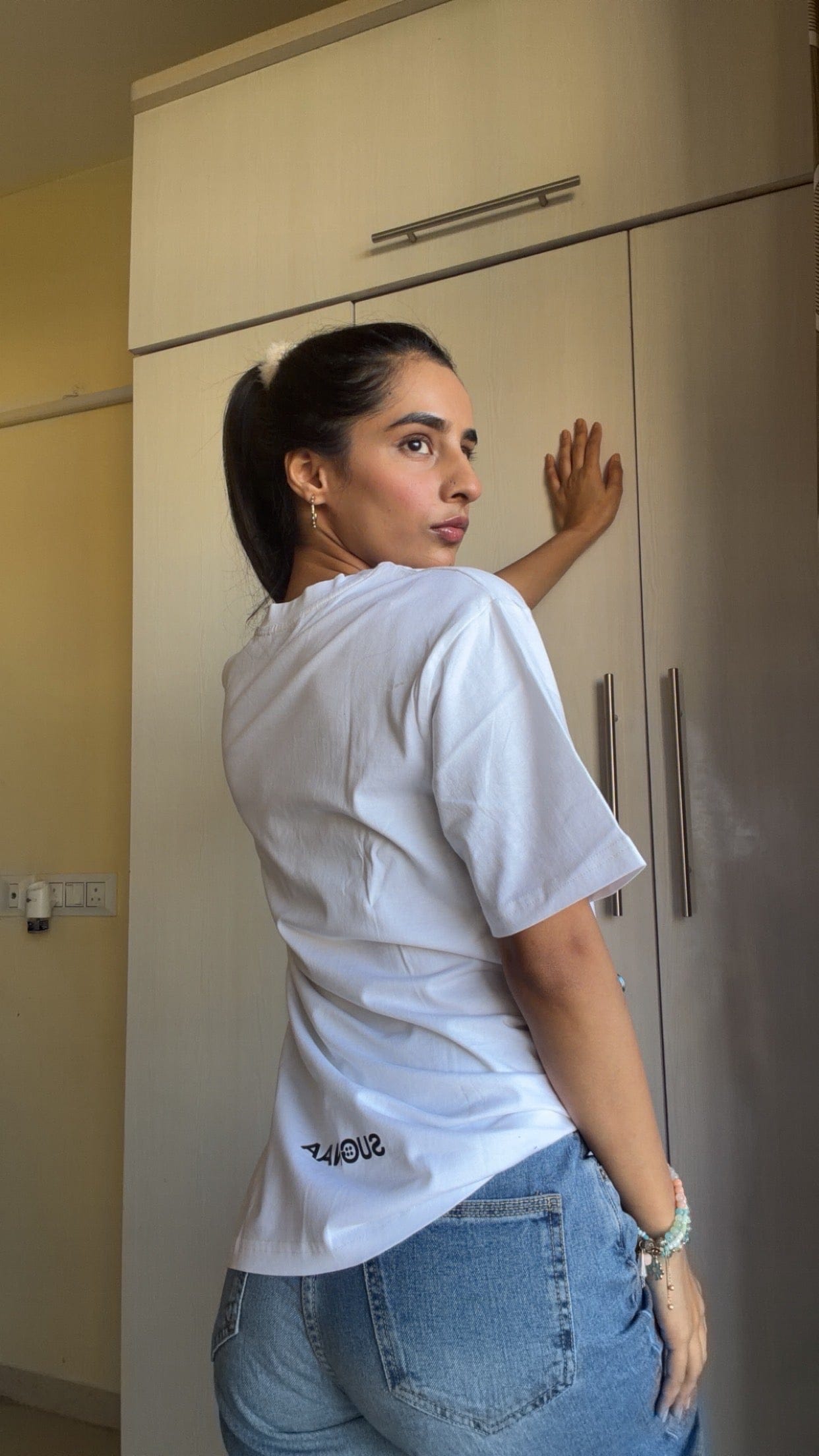 Bisou Oversized T-shirt - White