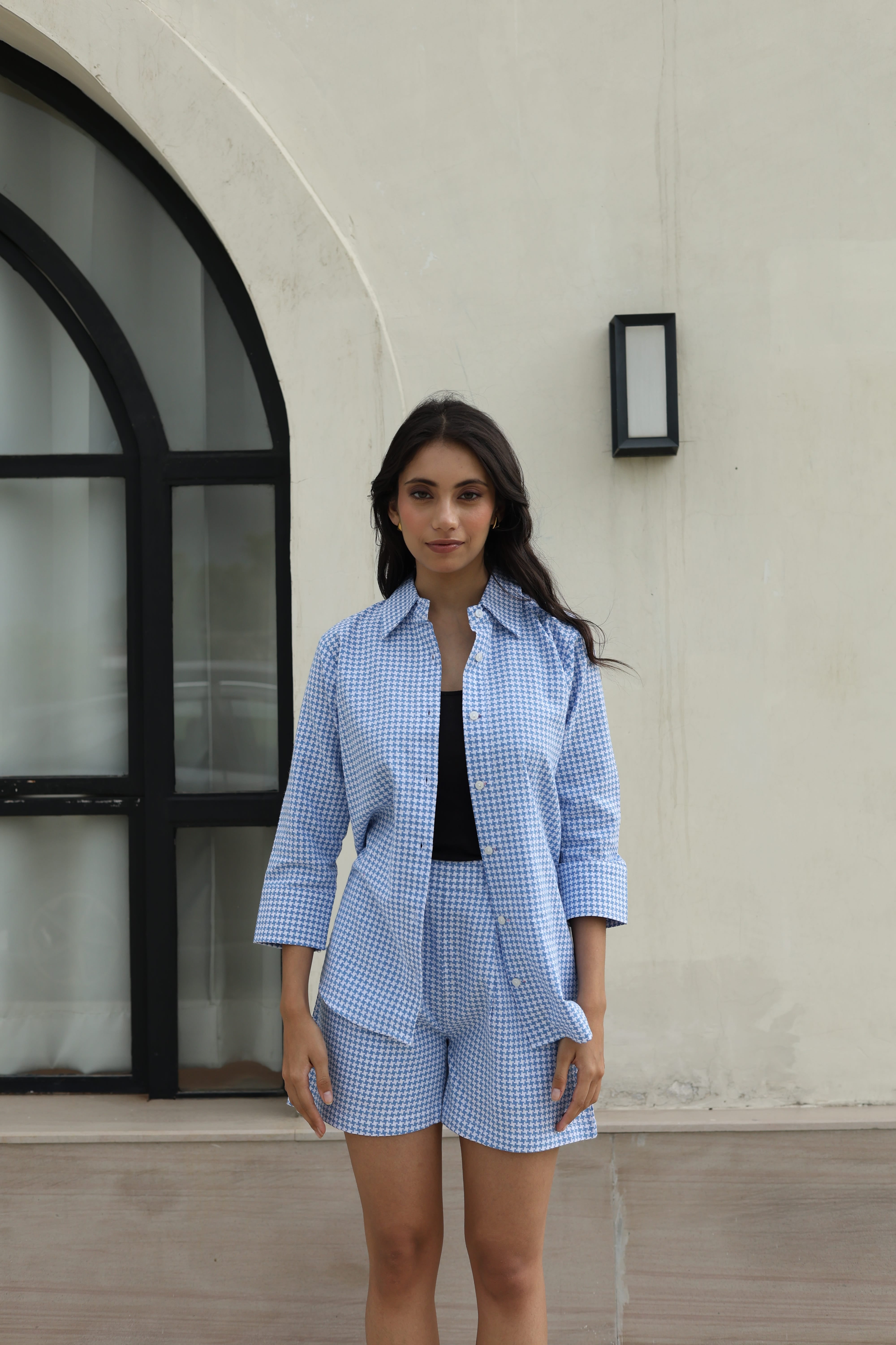 Mykonos Blue Stripes Set