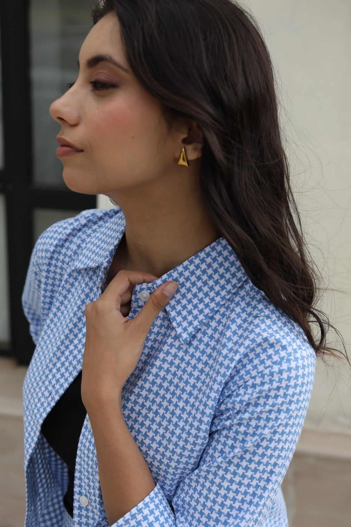 Mykonos Blue Stripes Set