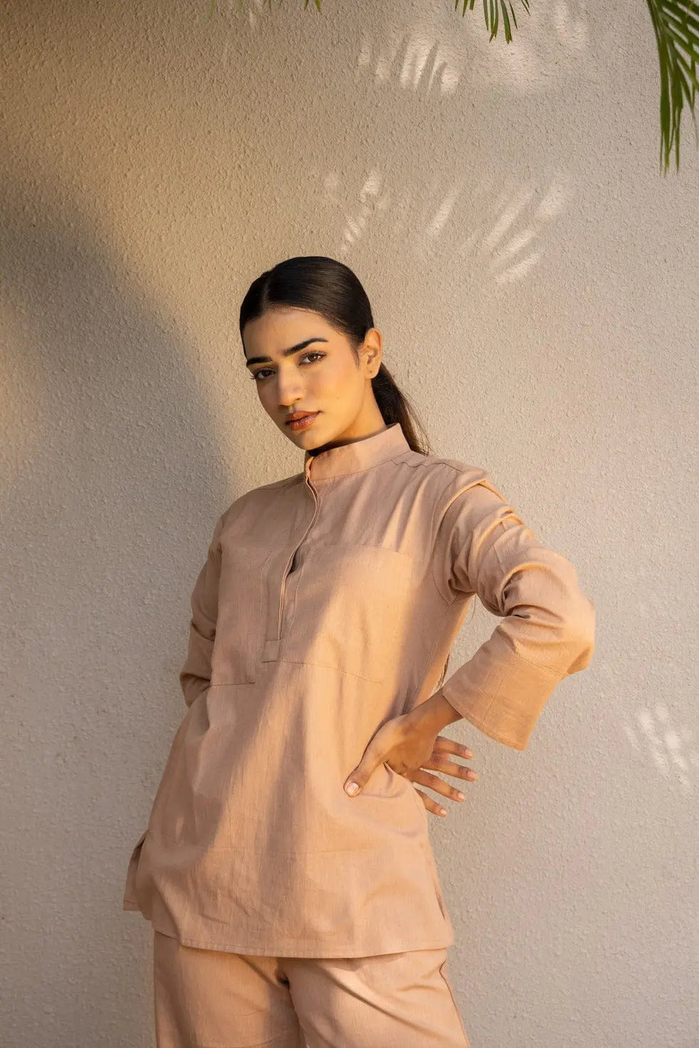 Aurika Co-ord Set - Brown - Sugnaa