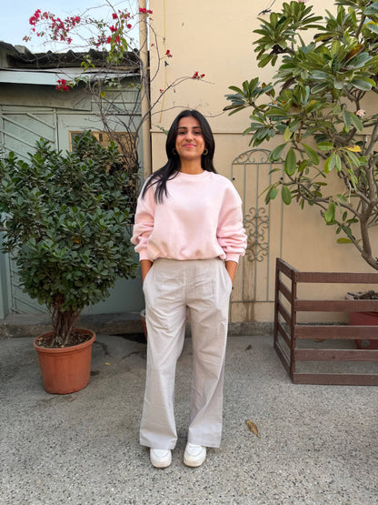 Flared Trousers - Grey