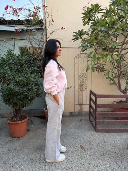 Flared Trousers - Grey