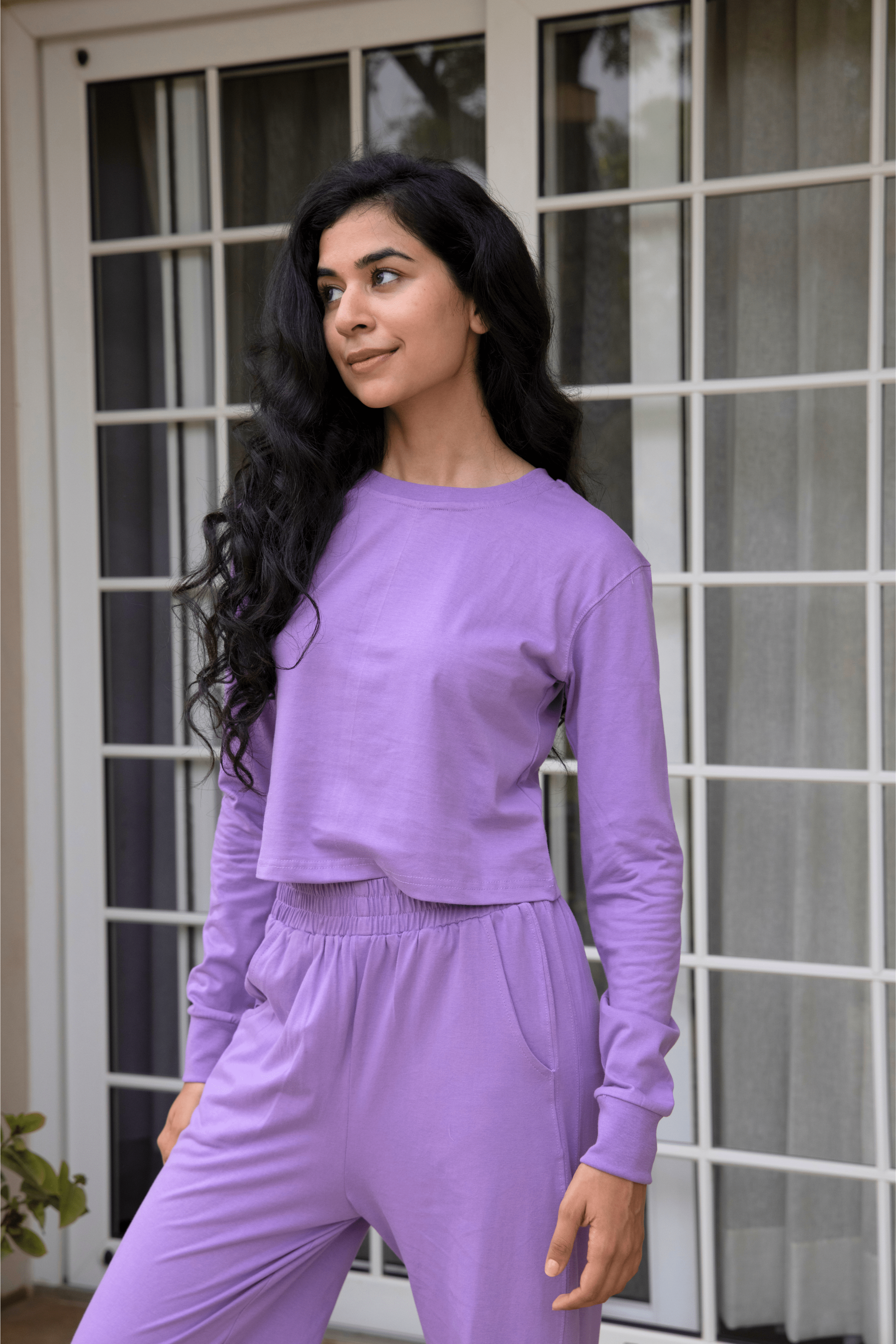 Lavender Full Top & Pants Set