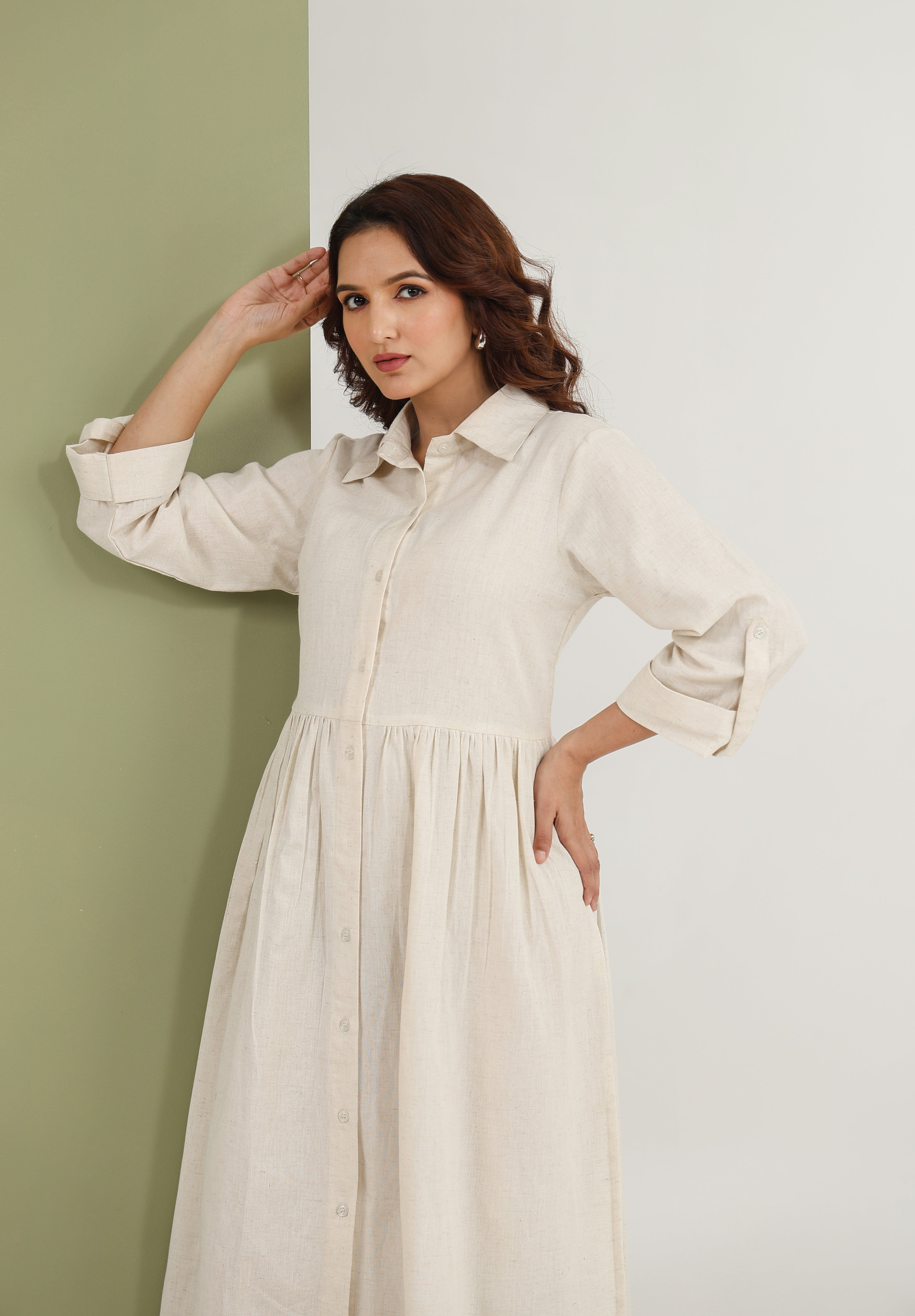 Breezy Shirt Dress - Vanilla