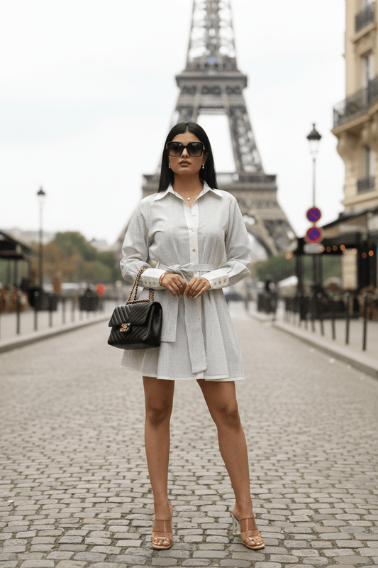 Striped Mini Dress