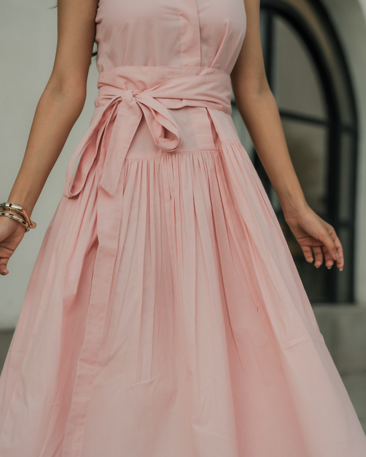 Noa Midi Dress - Pink