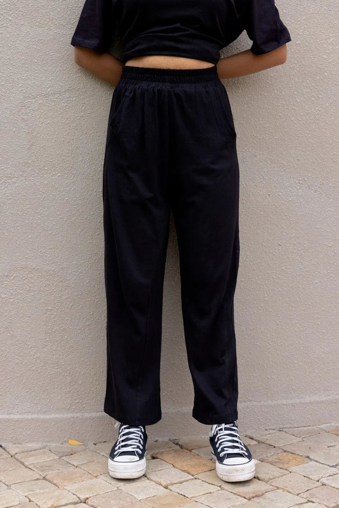 T-shirt & Pants Set - Black