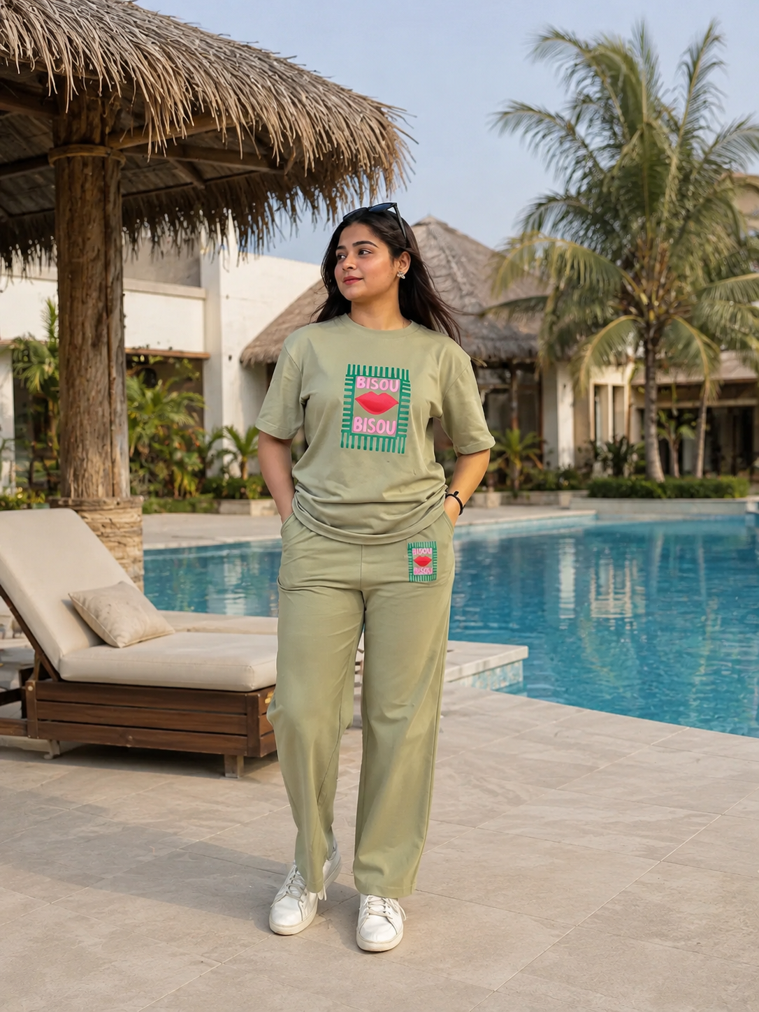 Bisou Green Pajama