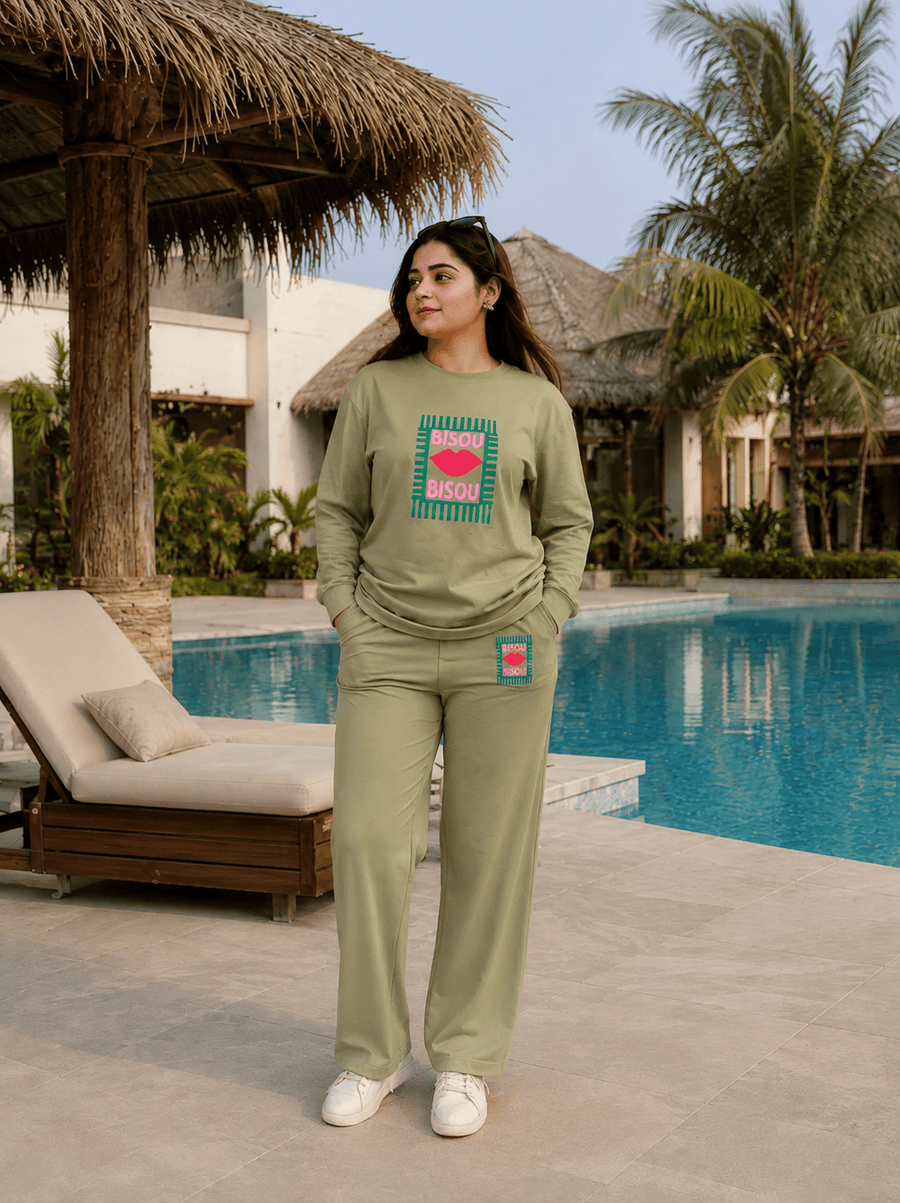 Bisou Full sleeves T-shirt - Green