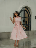 Noa Midi Dress - Pink