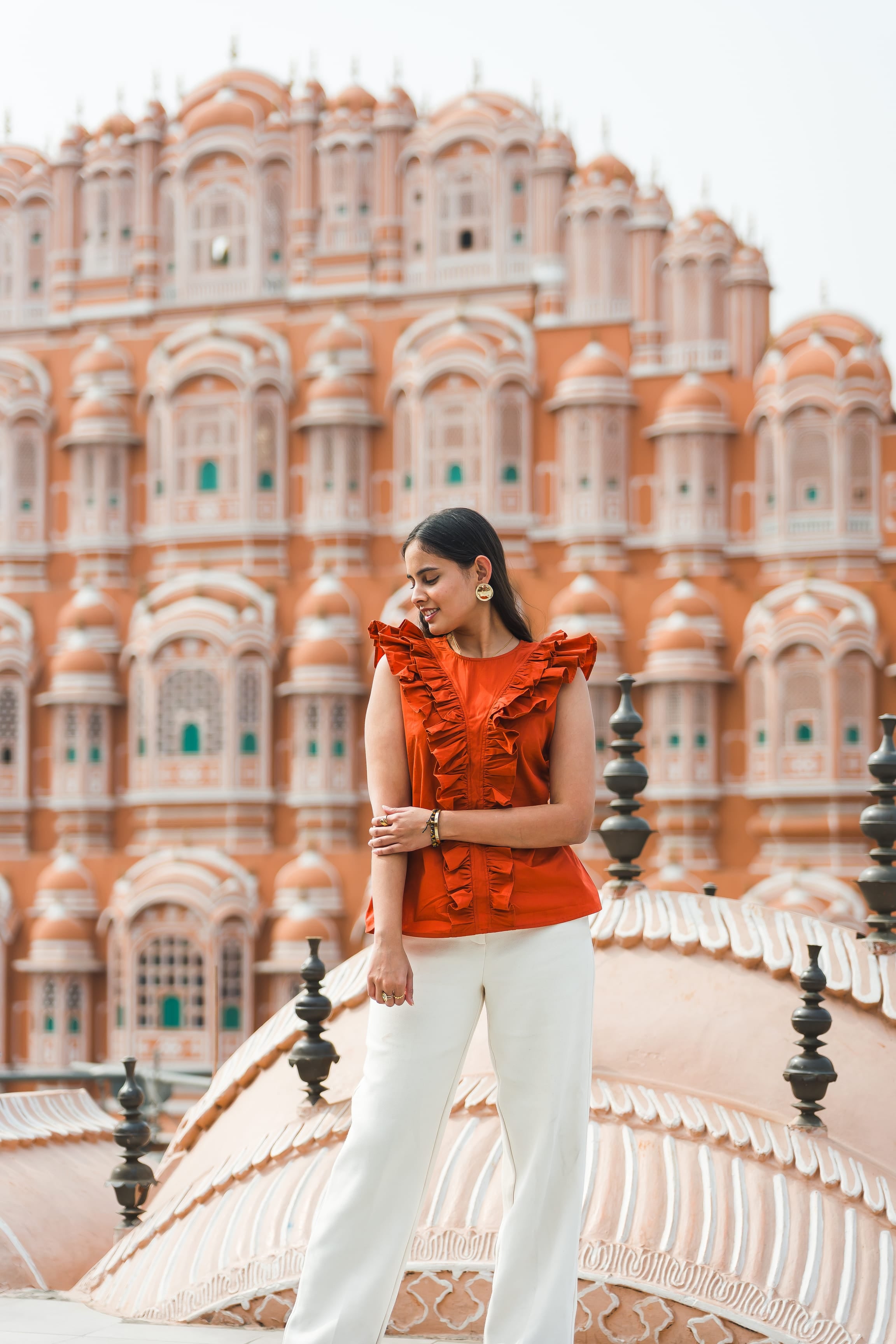 Ruffle Top - Amber