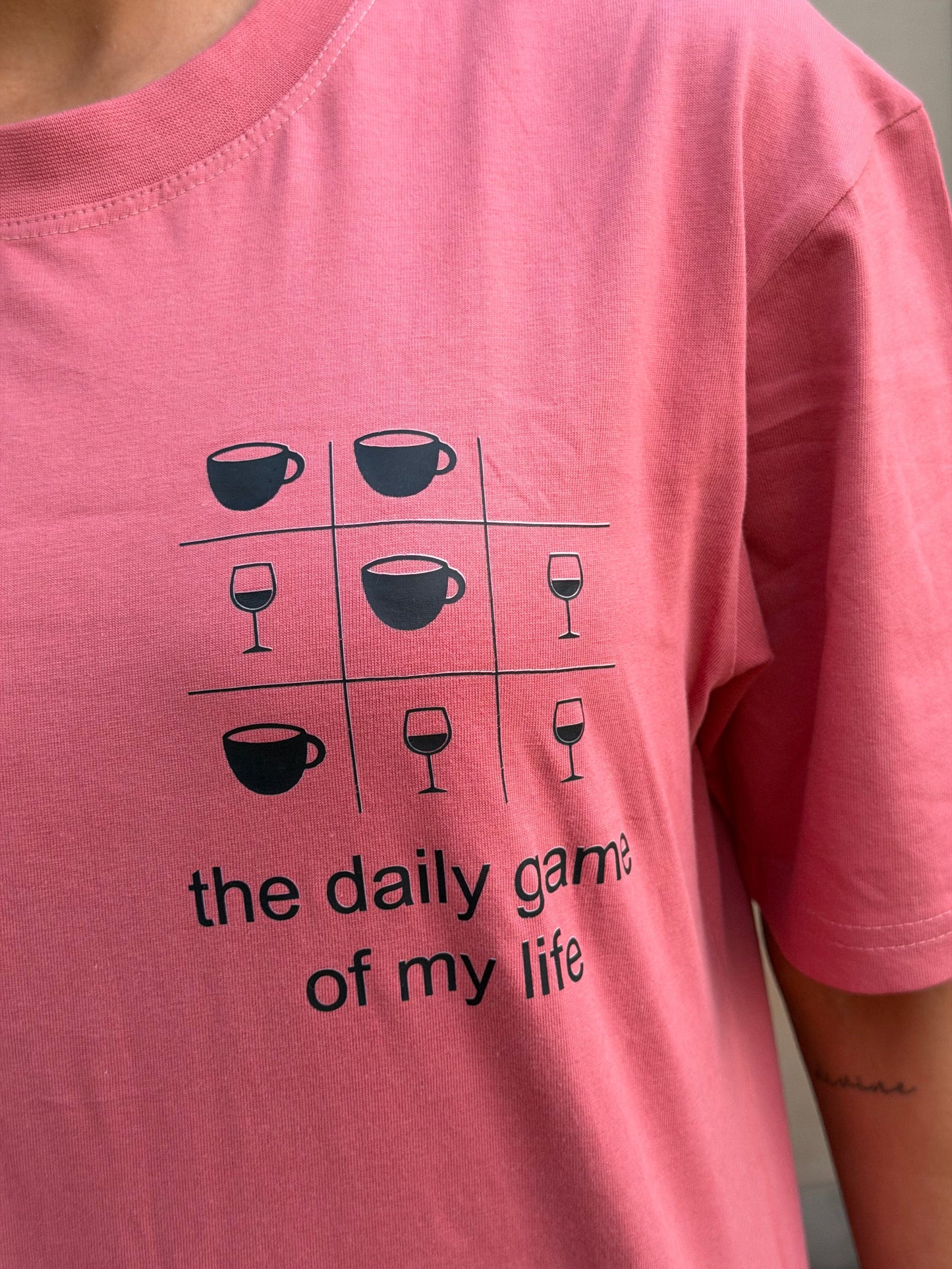 Daily Game Rose Taupe Oversized T-shirt