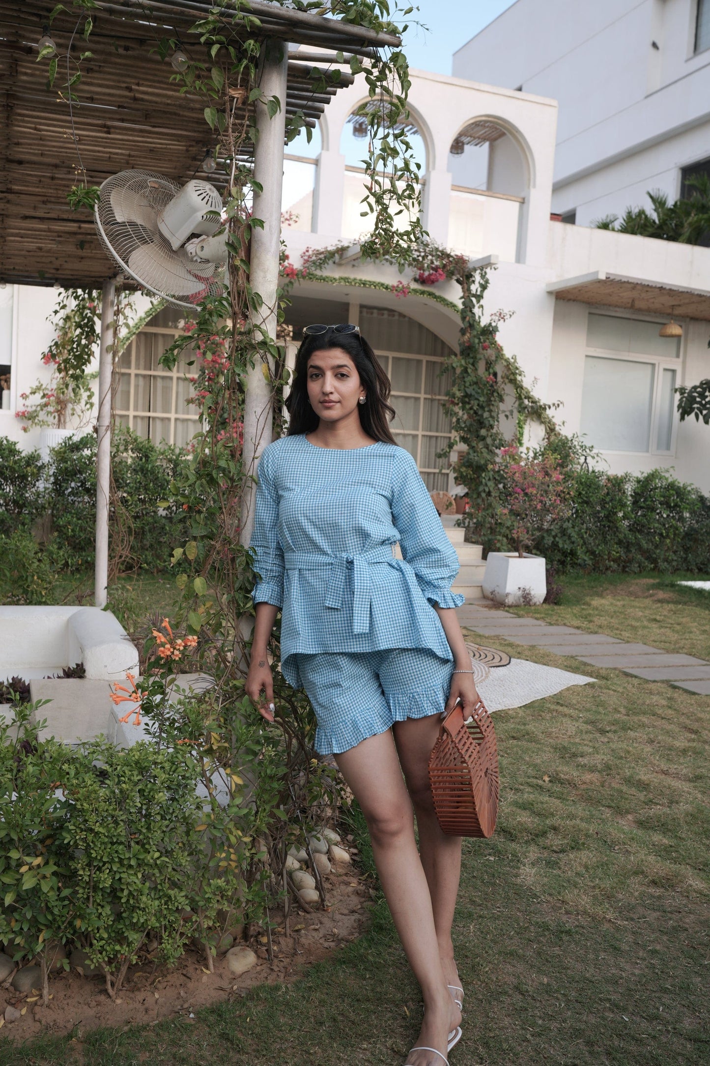 Daisy Co-ord Set - Hyacinth Blue
