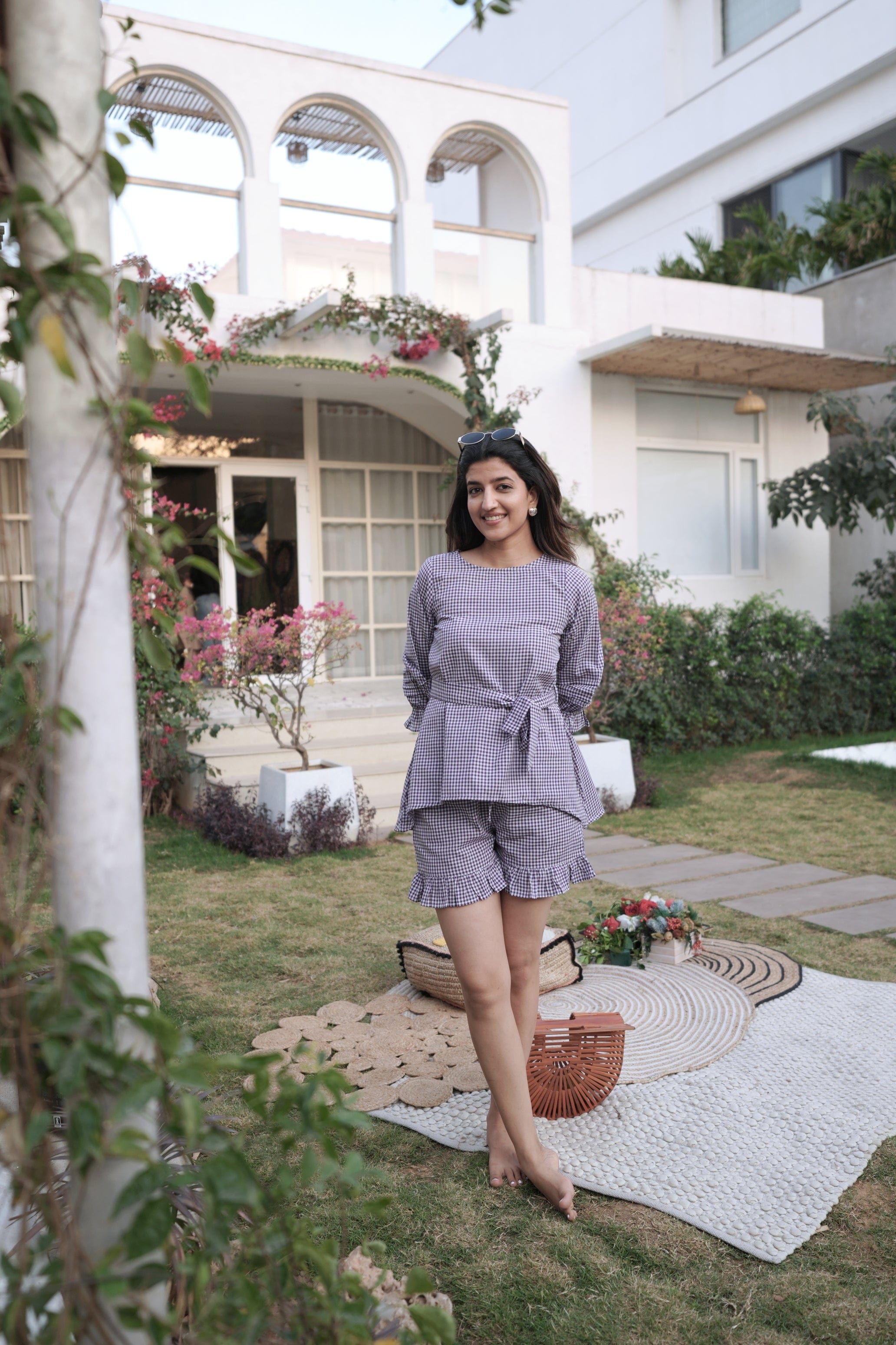 Daisy Co-ord Set - Iris Purple