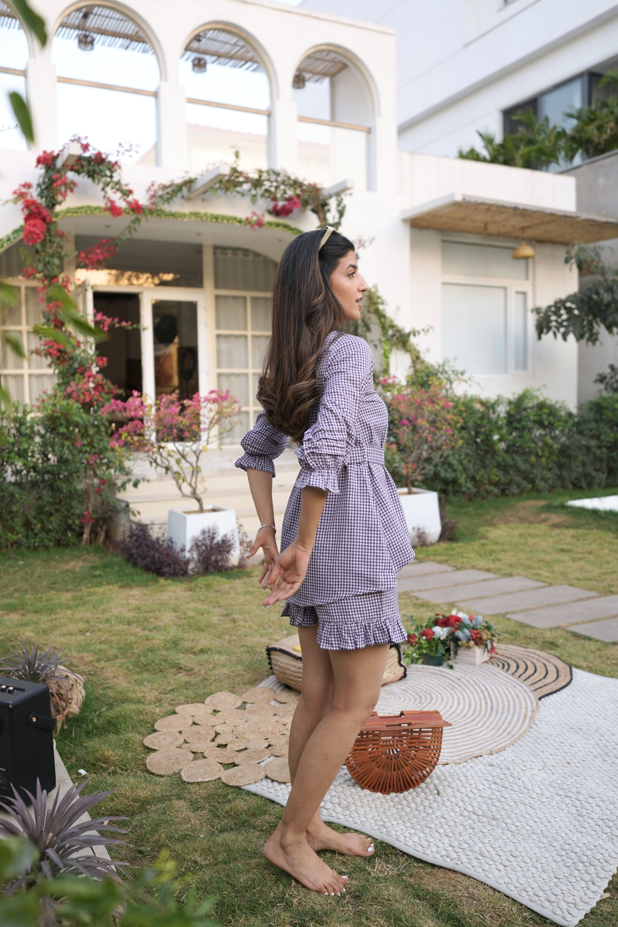 Daisy Co-ord Set - Iris Purple