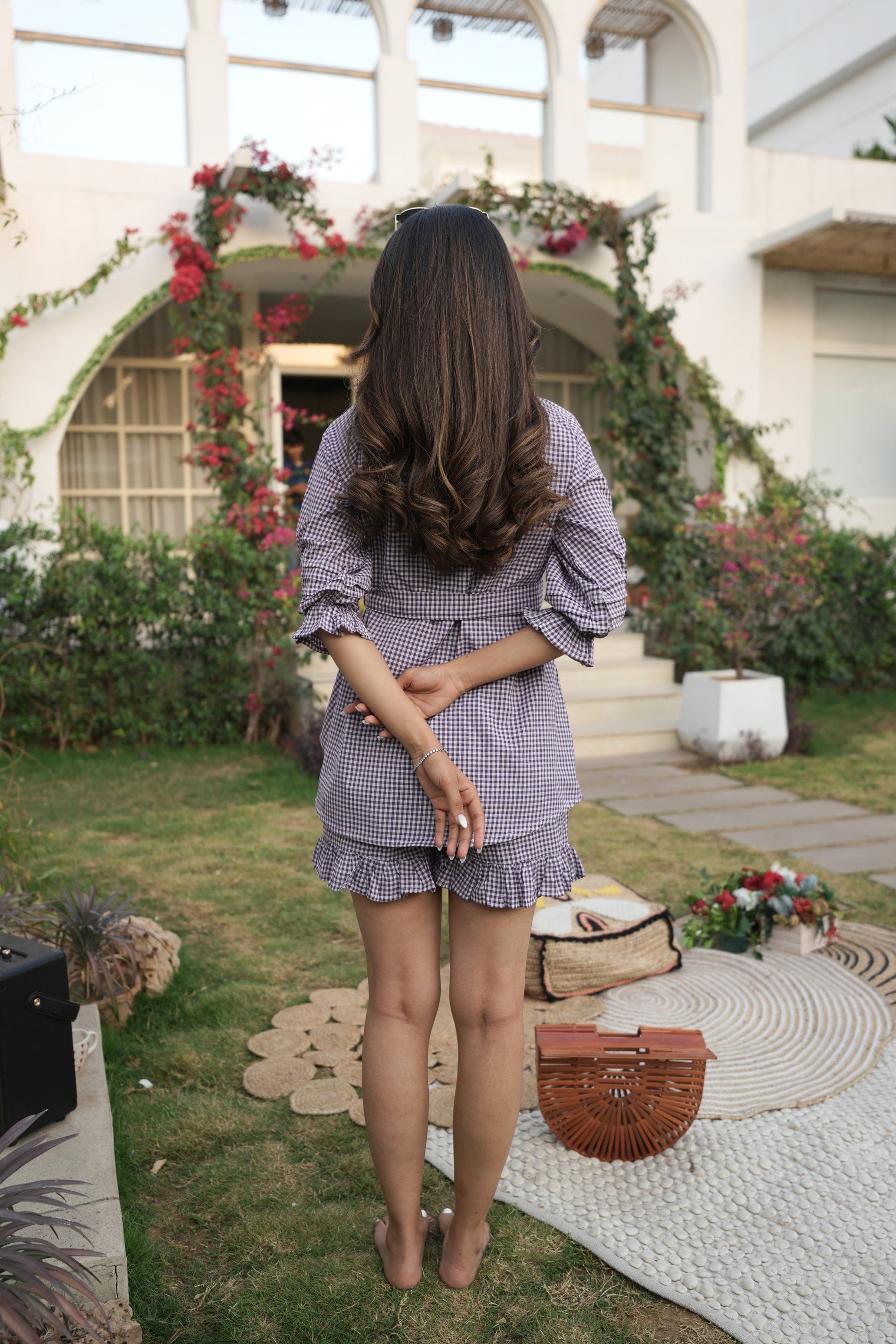 Daisy Co-ord Set - Iris Purple