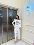 Bisou White Pajama