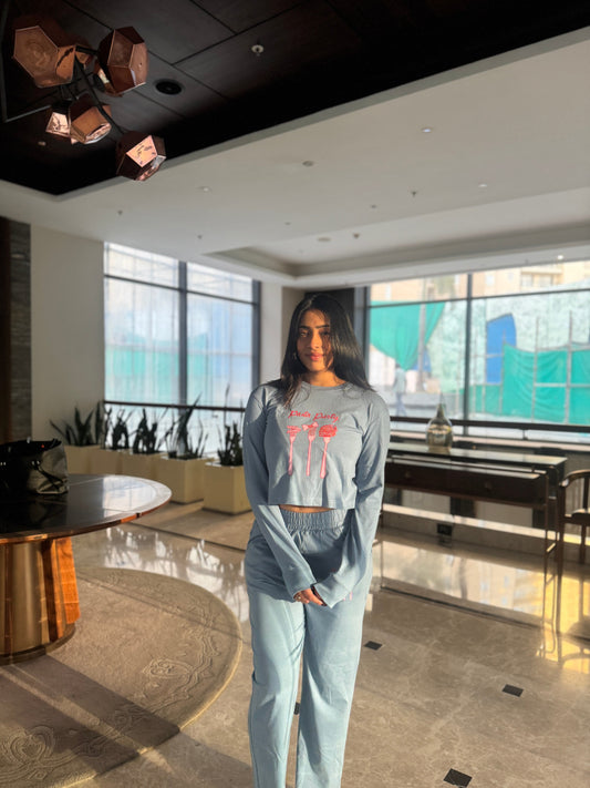 Pasta Party Blue Pajama