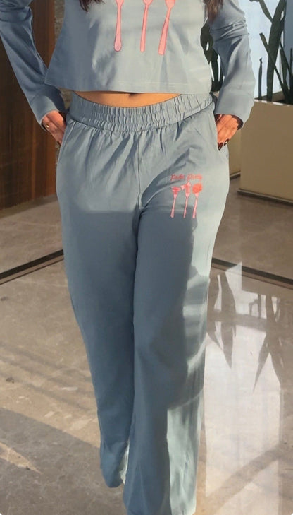 Pasta Party Blue Pajama