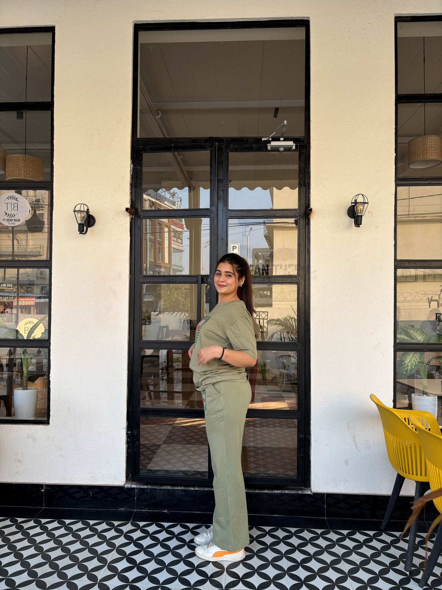 Bisou Oversized T-shirt - Green