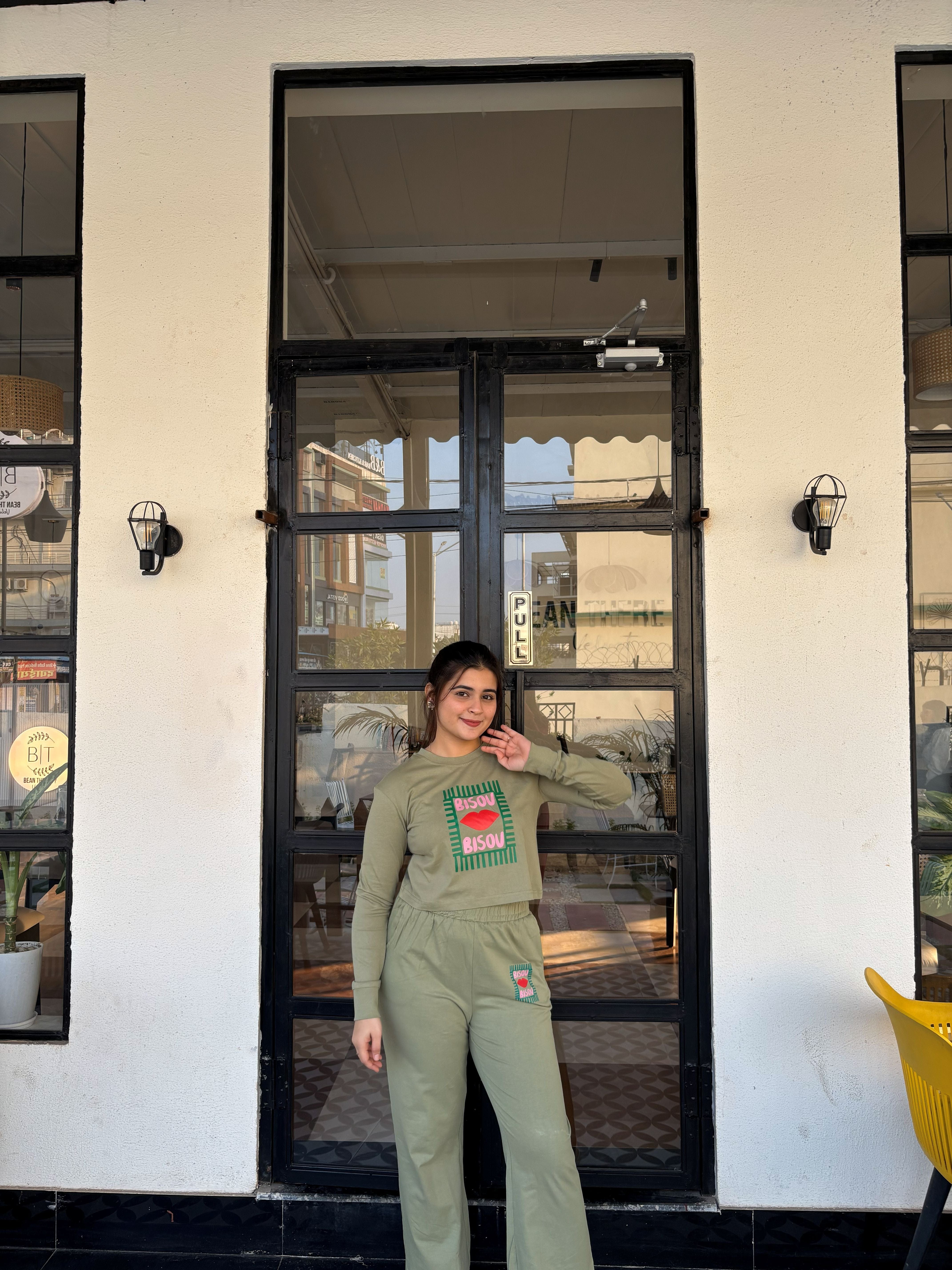 Bisou Full sleeves T-shirt - Green