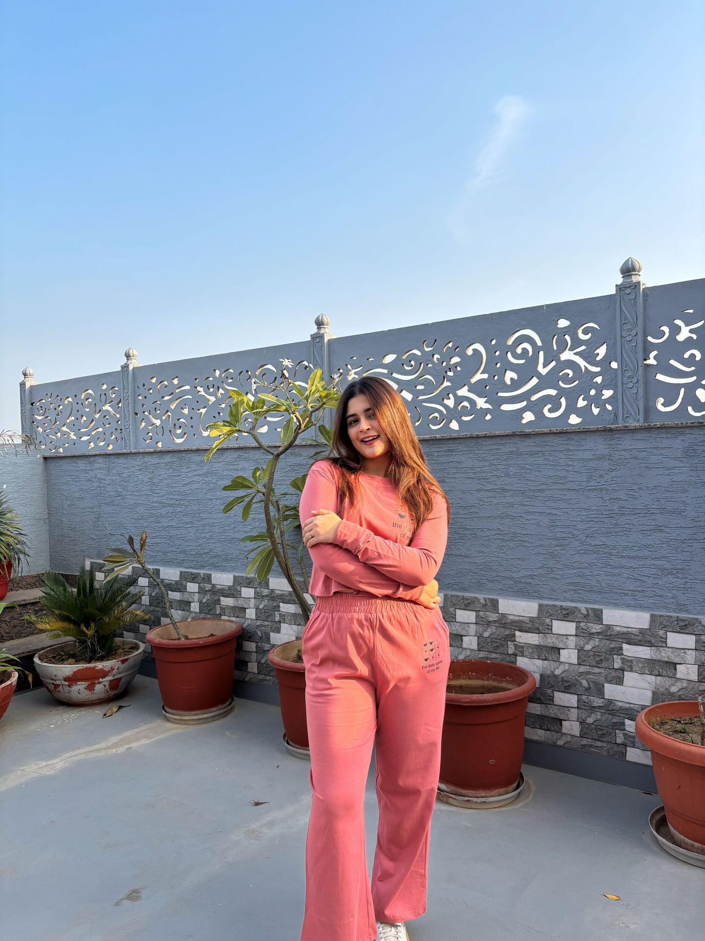 Daily Game Rose Taupe Full Sleeves T-shirt