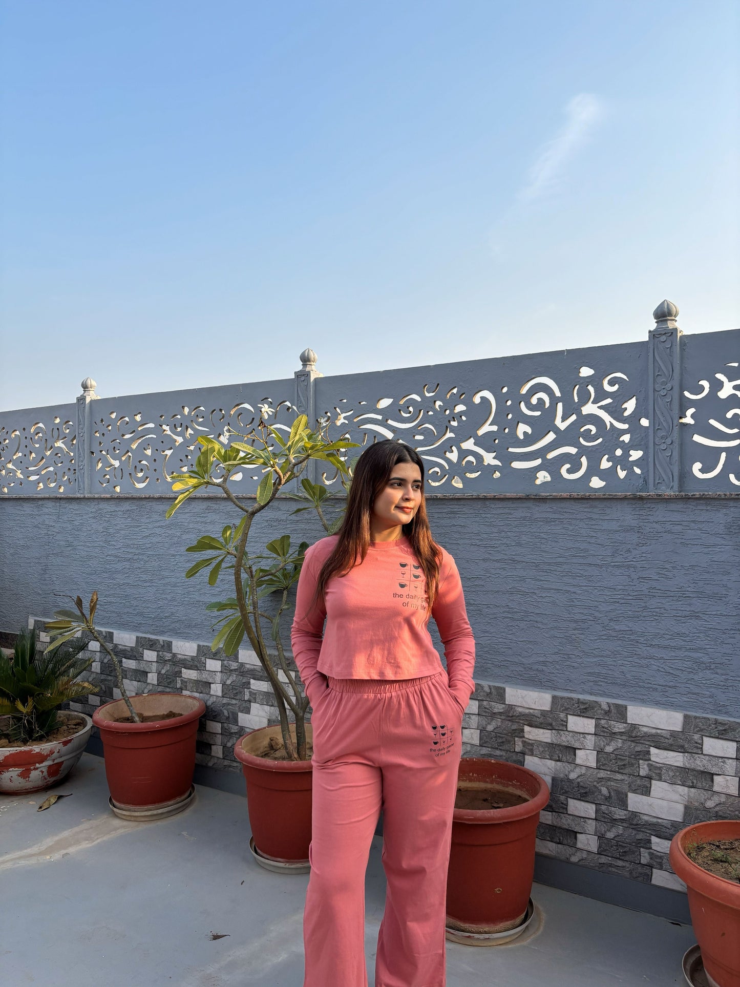 Daily Game Rose Taupe Full Sleeves T-shirt