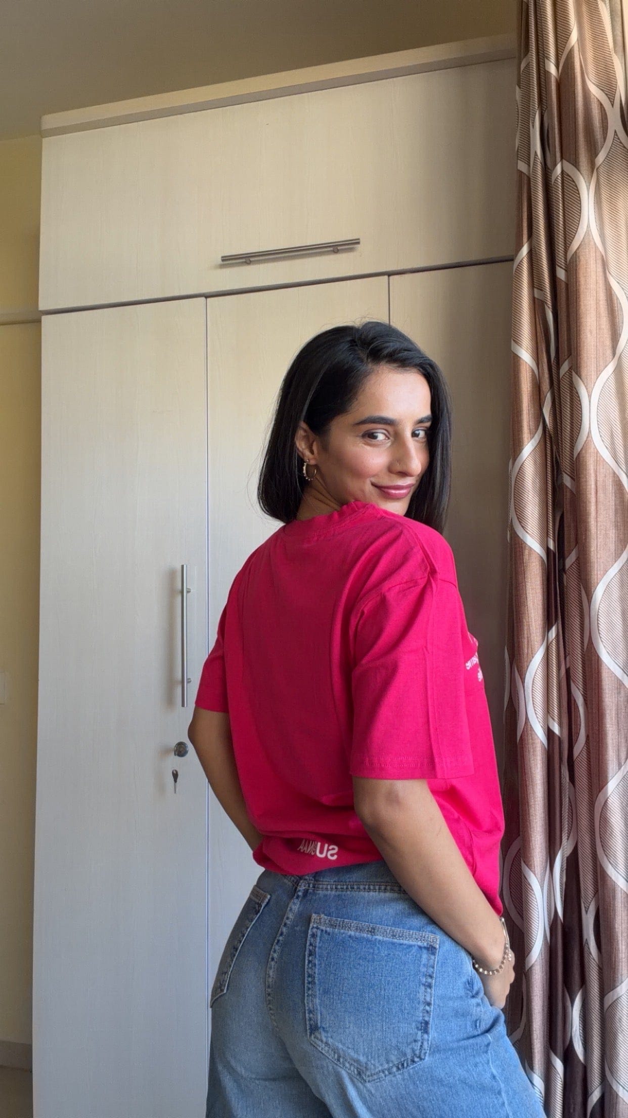 Daily Game Hot Pink Oversized T-shirt