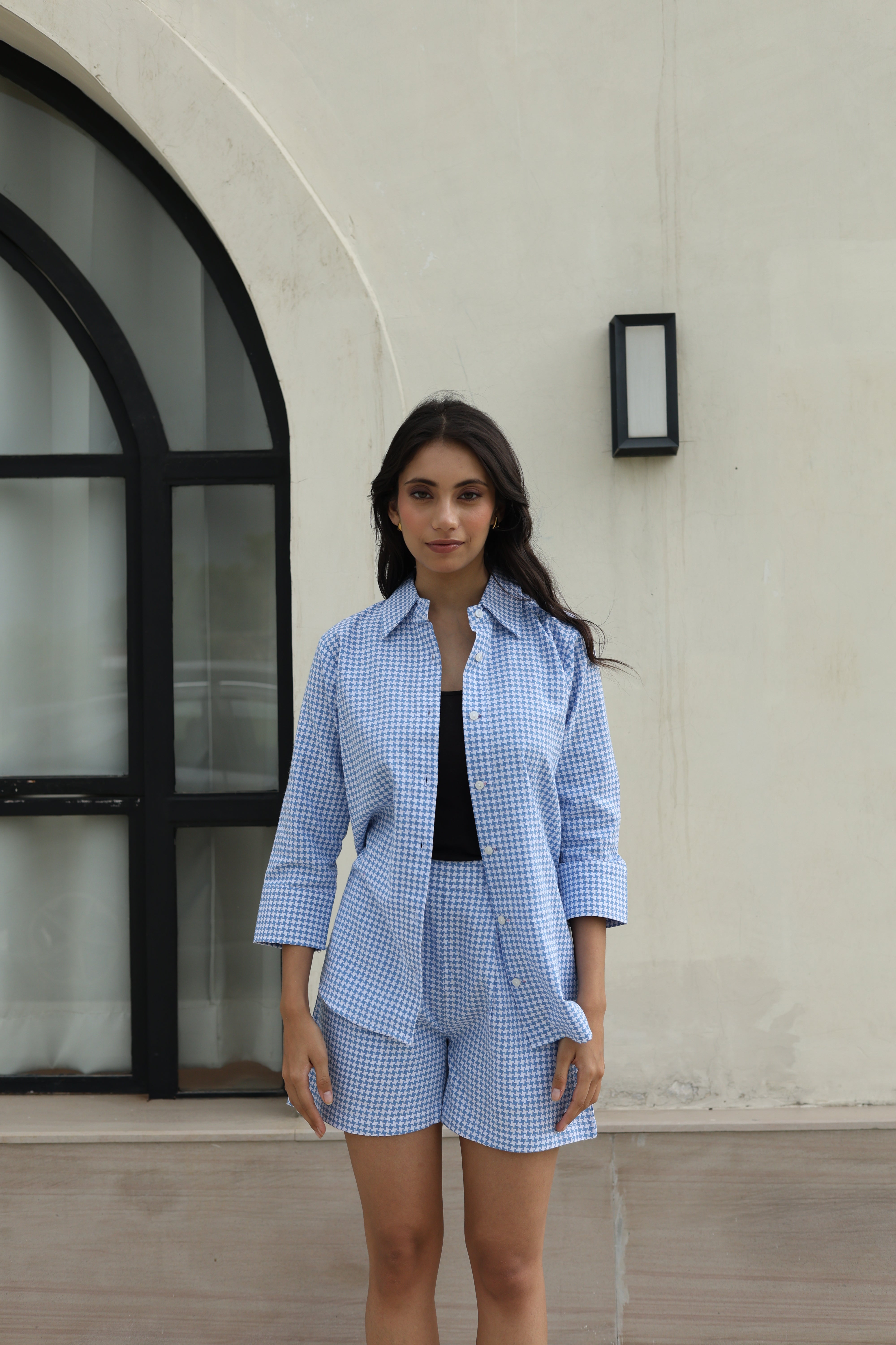 Mykonos Blue Stripes Set