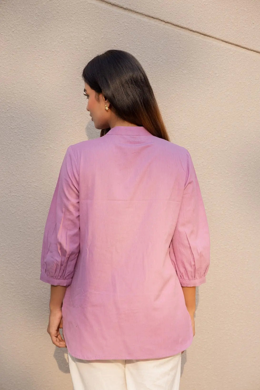 Lilac Short Kurta - Sugnaa