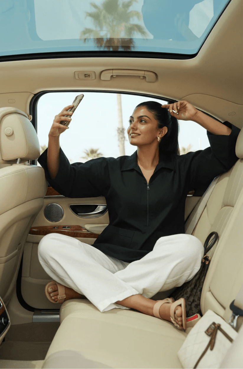 Zip-up Tunic Top - Kohl Black